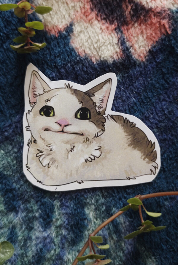 Naklejka Polite Cat - uprzejmy kot