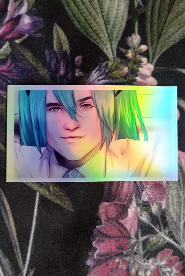 Naklejka holograficzna Miku Hatsune Josh Hutcherson