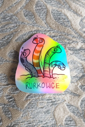 Naklejka rurkowce holo